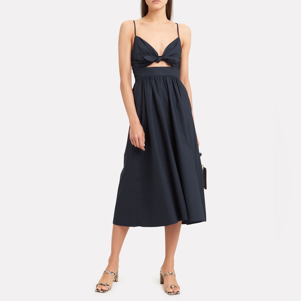 A.L.C. Navy Twill Cut-Out Dress XS